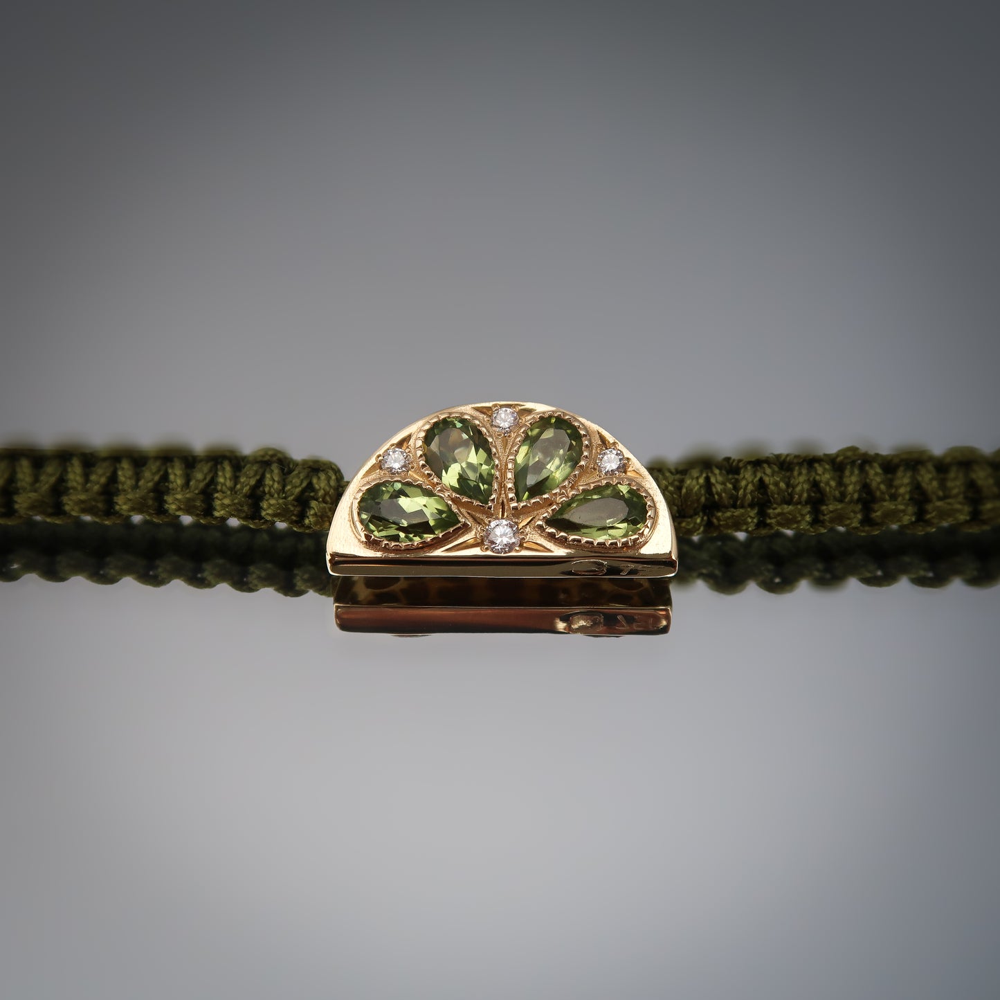 Clémentine Peridot bracelet