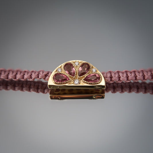 Clémentine Pink tourmaline bracelet
