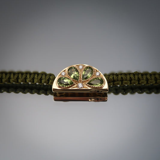 Clémentine Peridot bracelet